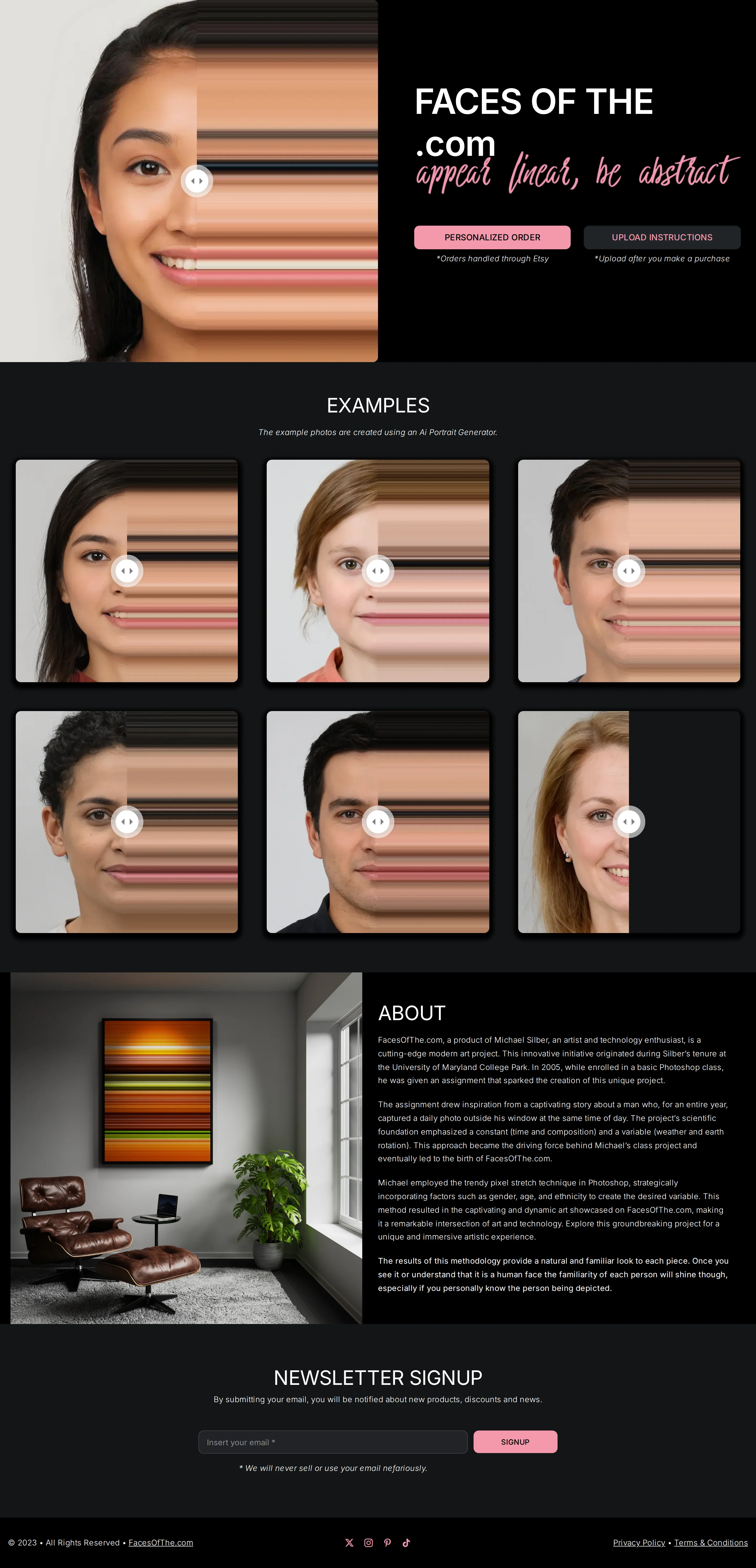 Facesofthe.com full home page